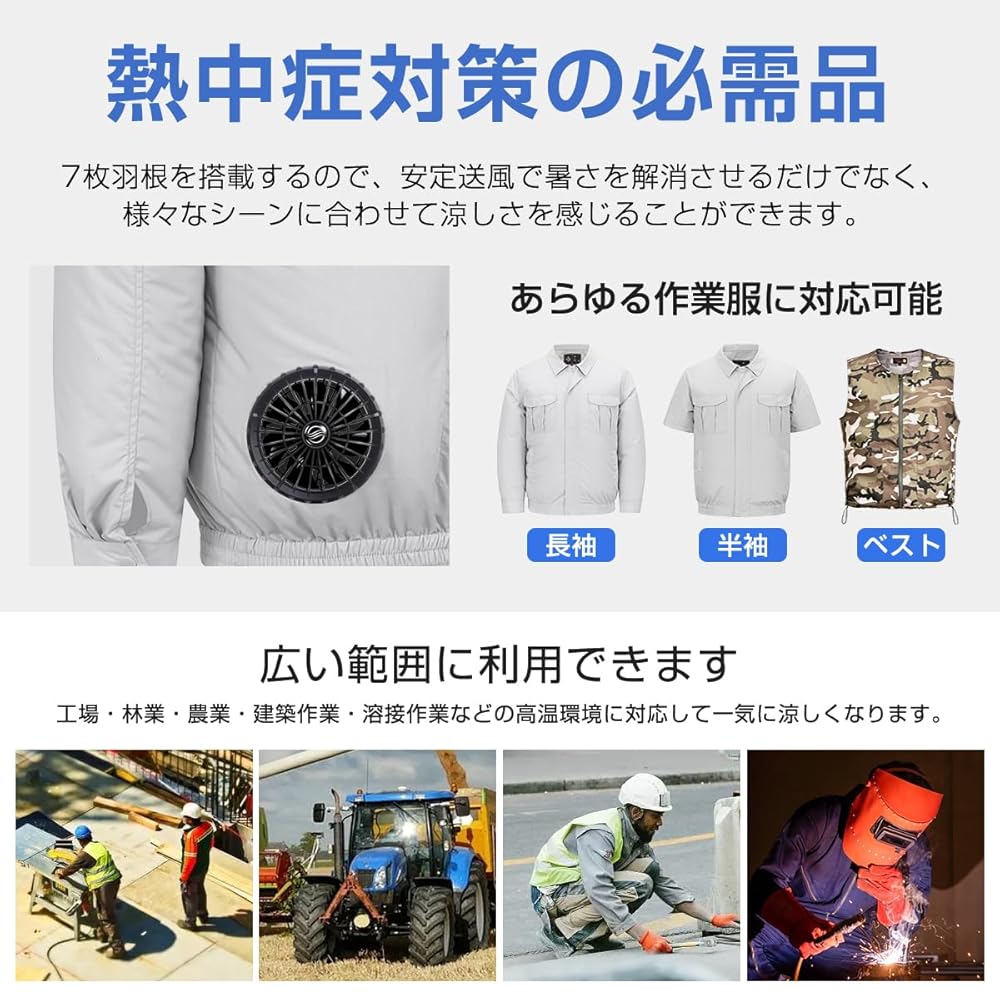 【処分価格】ファンバッテリーセット 空調作業服 空調ウェア 空調ベスト ファンバッテリーセット 40V